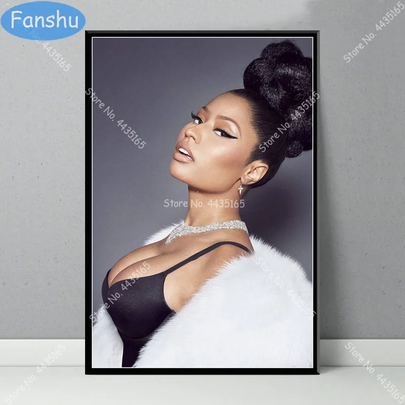 Популярный плакат Nicki Minaj Настенная картина в стиле рэп хип-хоп музыка певец