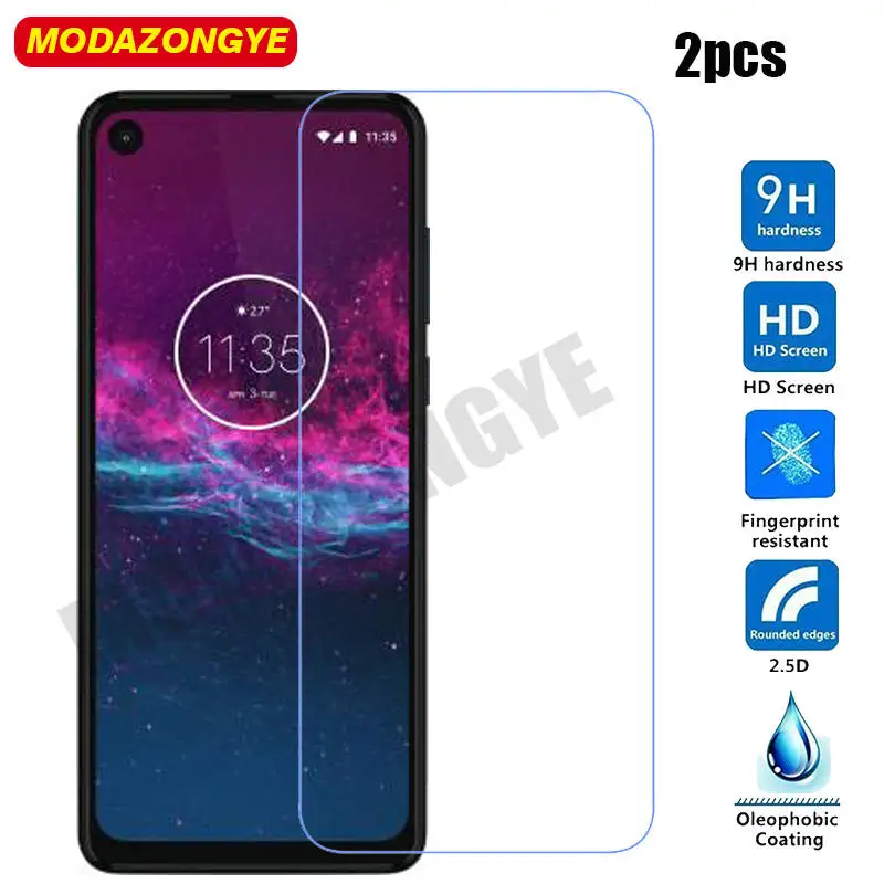 2 шт закаленное стекло для Motorola One Action glass Защитная пленка экрана Moto OneAction |