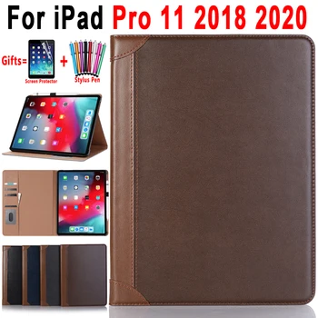

Case for Apple iPad Pro 11 2018 2020 Case Premium Leather Book Style Smart Awake Sleep for iPad Pro 11 2nd Generation Case Coque
