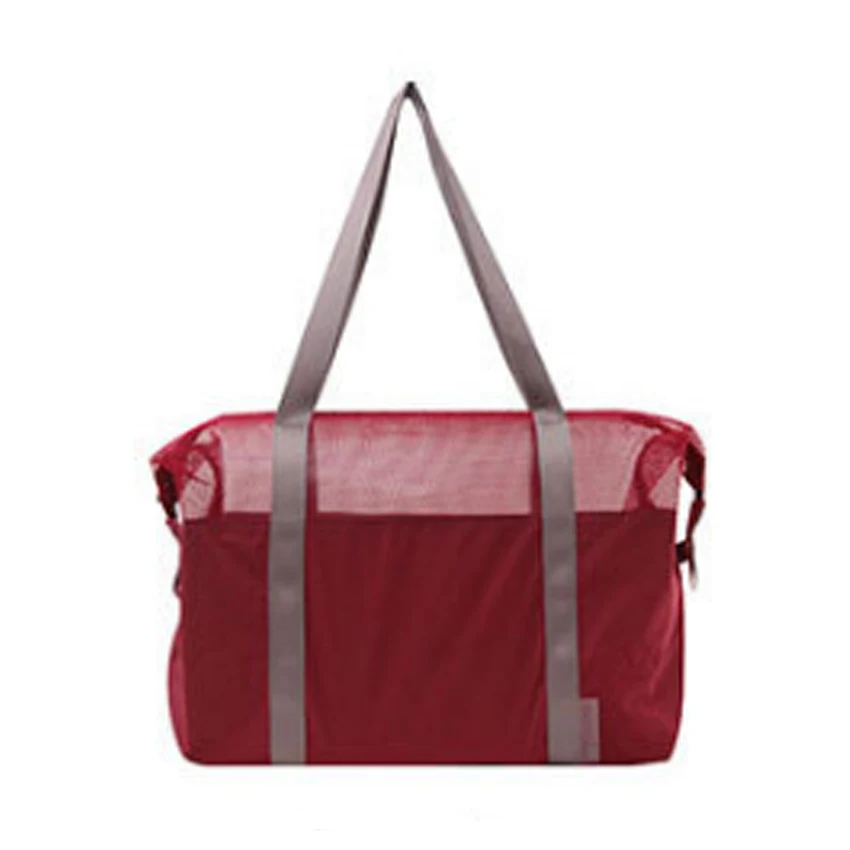 Женская уличная многофункциональная спортивная пляжная сумка для хранения, высокое качество - Цвет: burgundy