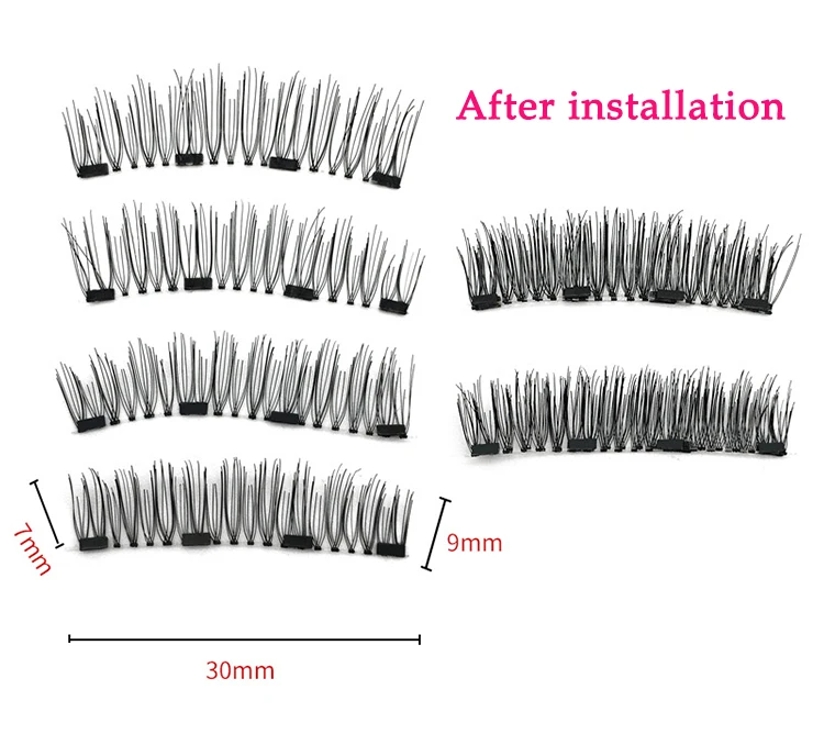 3D/5D 25 мм, магнитные ресницы, искусственные накладные ресницы, натуральные накладные ресницы, Удлиненные ресницы Ciglia Finte Cilios, толстые/длинные ресницы