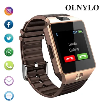 

New Smart Watch Men dz09 Bluetooth Pedometer Smart Watch with Sim Card Slot Push Connectivity Clock Sport Smartwatch for Android