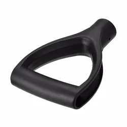 1pc en forme de T pelle poignée de remplacement en plastique noir pelle fourche poignées pour outils de jardin Mayitr 