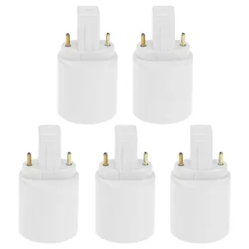 

5Pcs G23 to E27 / G23 to E14 Standard Base Adapters Lamp Base Bulb Holder Converters Useful Household Electrical Accessories