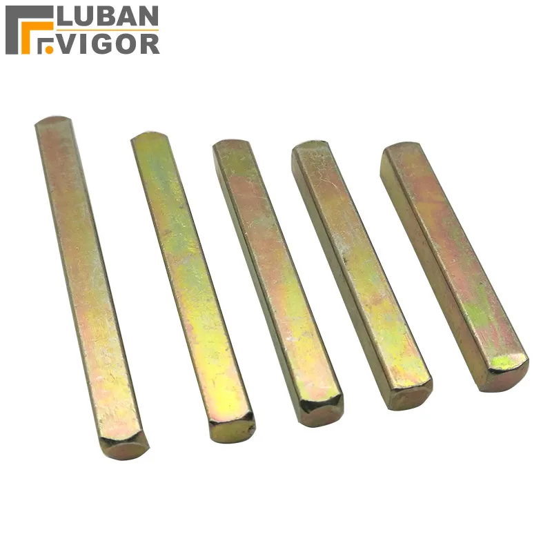 Side length 5mm 6mm 7mm 8mm door lock transmission rod Lock body square steel door handle connecting rod Door lock accessories