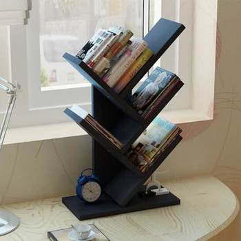 

Multi-layer Floor Shelf Storage Rack Display Shelf 5-Shelf Tree Bookshelf Book Storage Rack Bookcase