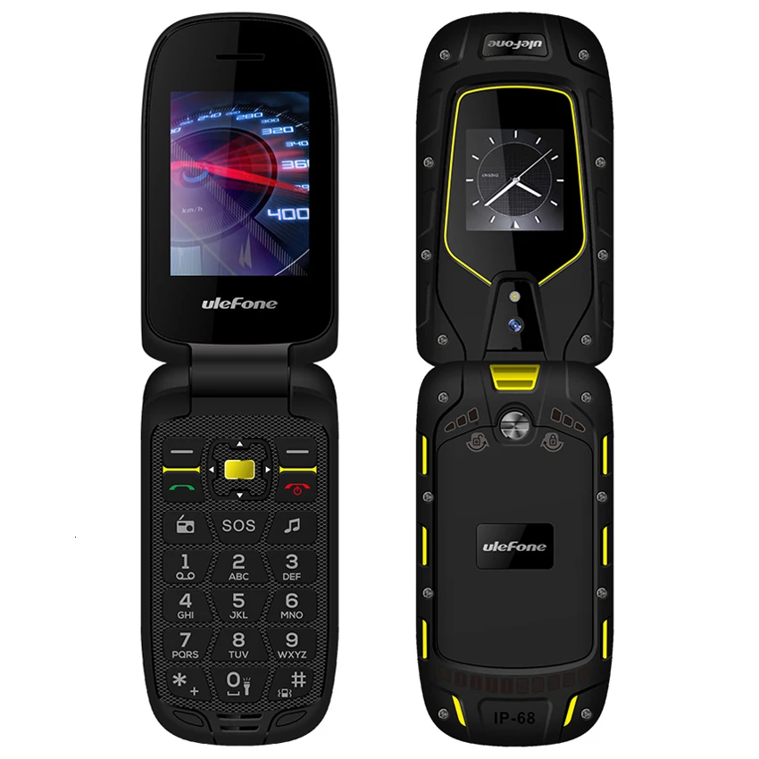 Ulefone Armor IP68/IP69K водонепроницаемый противоударный Прочный флип мобильный телефон двойной экран 1200 мАч прочный двойной SIM Разблокировка