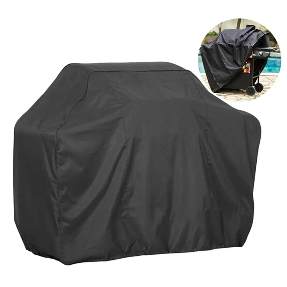 

Waterproof BBQ Cover Protection Barbecue Grill BBQ Barbecue Bag 6 Size Heavy Protector Duty Gas Black Rain Large Patio Outdoor
