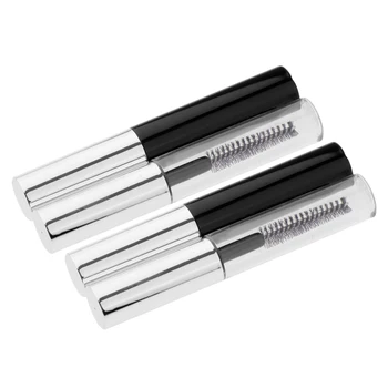 

4x 4mL Empty Mascara Tube Eyelash Cream Vial Containers Bottle With Wands