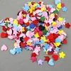 100Pcs Felt cloth Stars/heart/crown Padded Patch Appliques DIY Craft Supplie Kids Basteln Hair Accessories Artesanato Materials ► Photo 3/6