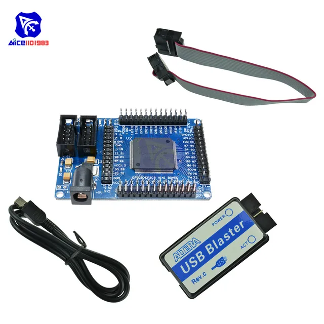$US $11.69  EPROM 5V ALTERA FPGA CycloneII EP2C5T144 Minimum System Development Board USB Blaster Mini USB Cabl