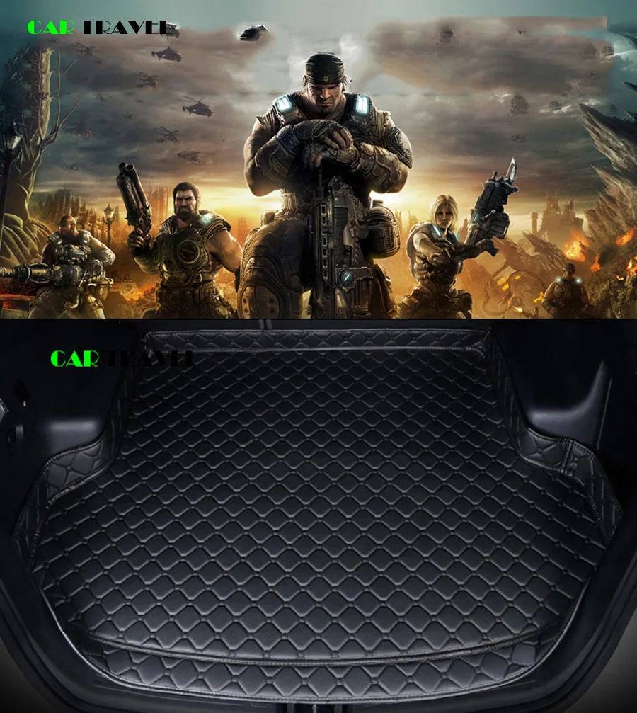 

CAR TRAVEL custom car mat trunk for for Honda All Models civic fit CRV XRV Accord Odyssey Jazz City custom cargo liner