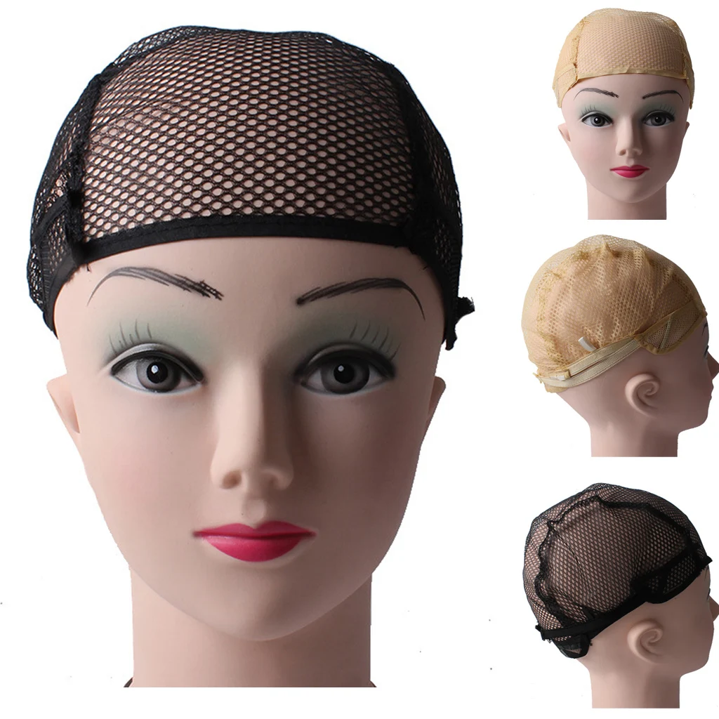 Hair Wig Weaving Cap Snood Net Stretch Mesh Liner Breathable Beige Hair Wig Weaving Cap Snood Net Stretch Mesh Liner Breathable Beige