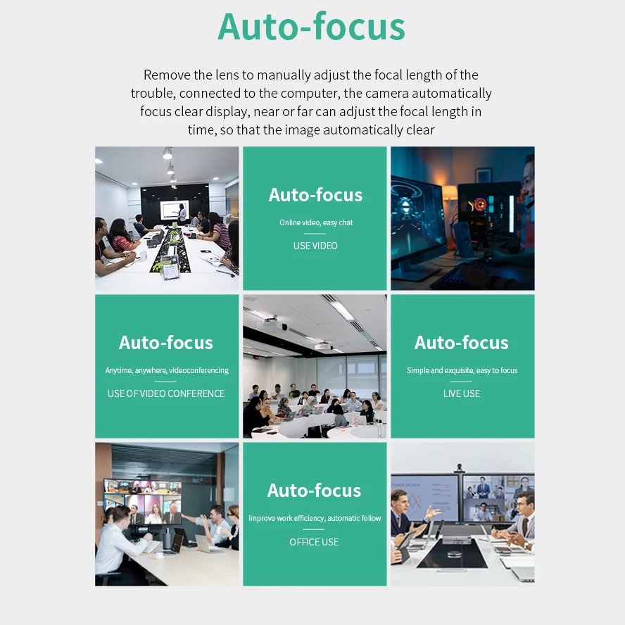 1080P 30FPS USB2.0 Infrared Remote Control Video Conference Camera 18X Optical Zoom For Meeting Telemedicine Remote Teaching
