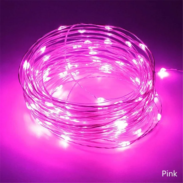 1M 2M 5M 10M USB Powered LED String lights Silver Wire Fairy Garland New Year Decor Wedding Christmas Decoration for Home Room