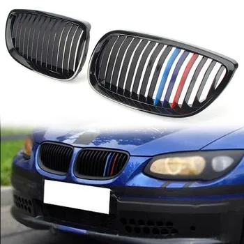 

Car Front Grille M Color Grill For BMW 3 Series E92 E93 328i 335i 2007 2008 2009 2010 Gloss Black ABS Plastic