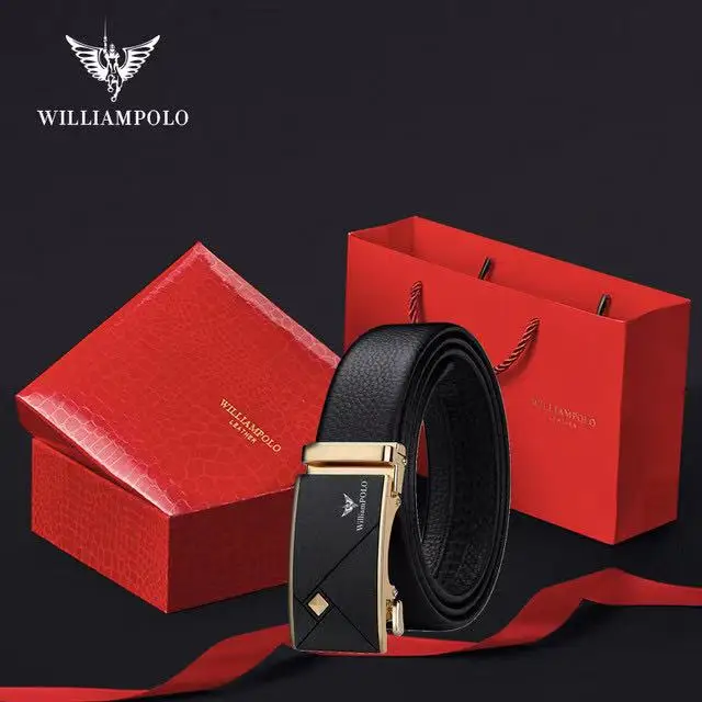 

Famous Brand Belt Man Luxury Brand Fashion Genuine Leather Automatic Bucket Designer Peplum Belt PL20695-96P