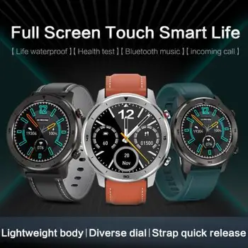 

DT78 Full Touch Screen Sports Mode Smart Watch Bluetooth Music Control Heart Rate Blood Pressure Fitness Tracker for Men Women