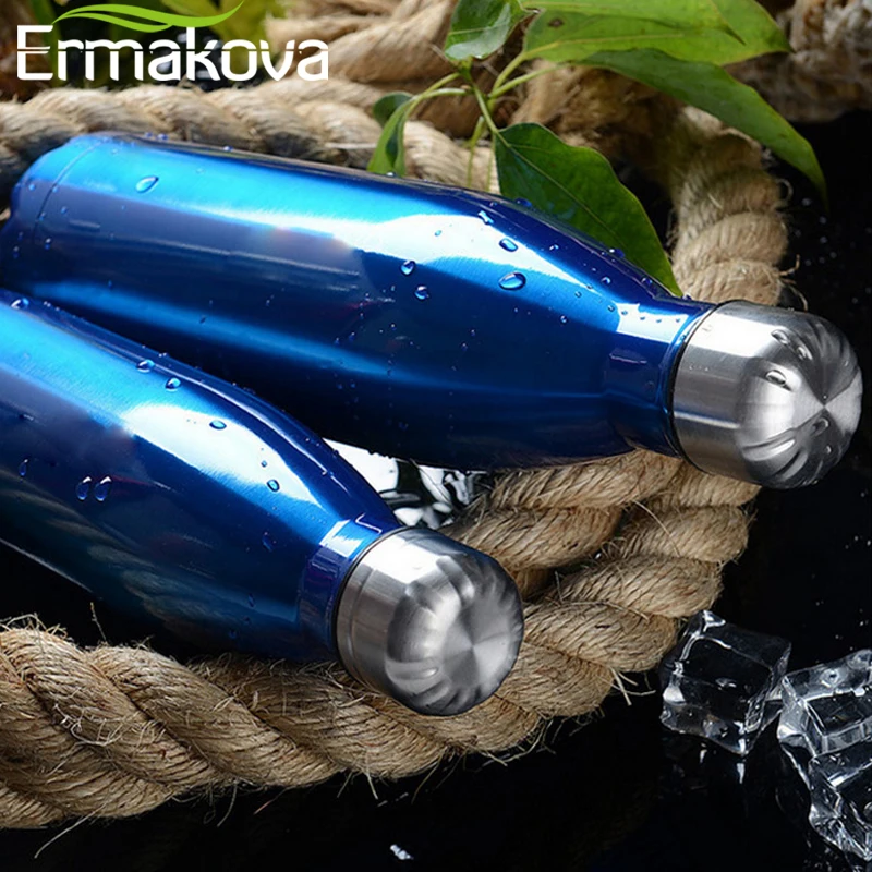 ERMAKOVA термос с двойными стенками фляга из нержавеющей стали Спортивная бутылка