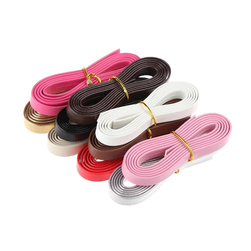 Pu Doll Bags Belt Clothes Accessories Mini Width 3/5mm Kids Educational Toys Handmade Waist DIY Material 50cm Pink White Black plush doll accessories doll clothes accessories doll bag toys doll accessories