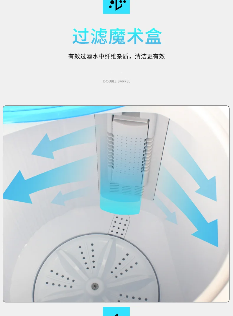4,5 кг УФ двухствольная полуавтоматическая стиральная машина мини стиральная машина и сушилка Портативная стиральная машина