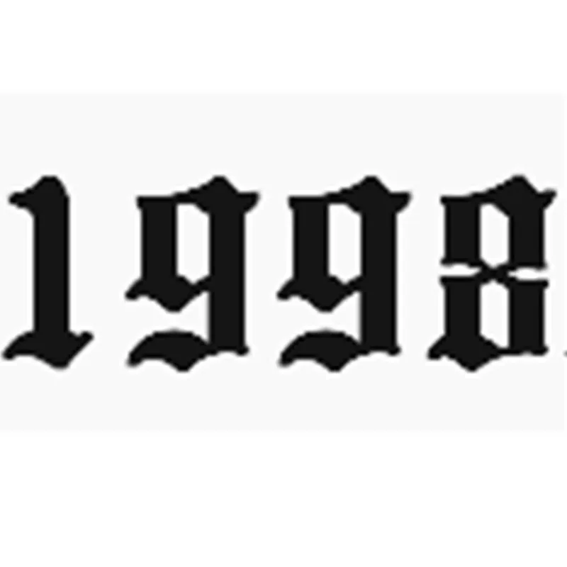 1998 Нержавеющая сталь год номер на заказ кольцо для женщин золотые, серебряные кольца женские розы кольцо Anillos Mujer номер обручальное кольцо ювелирные изделия - Цвет основного камня: 1998