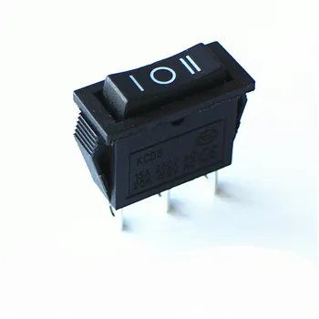 

3 3 foot black KCD3-3PD 15A SPDT rocker rocker switch power supply
