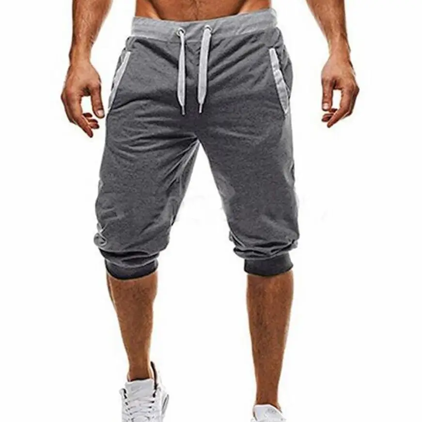 

KANCOOLD 2018 Spring Summer Men's Plus Size Soild Loose Trunks Board Casual Daily Elastic Pants 10 Color 18JUIY27