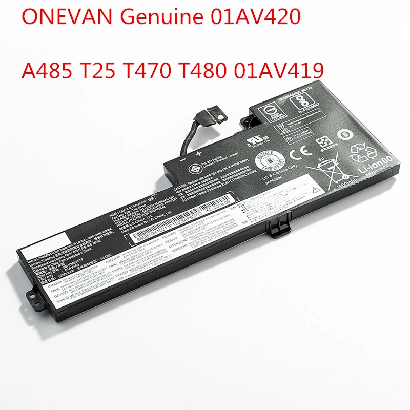 Аккумулятор для ноутбука Lenovo ThinkPad T470 T480 A475 A285 01AV419 01AV420 01AV421 01AV489 SB10K97576