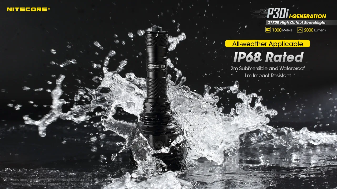 Flash de Carregamento Direto para Aplicação de Lei P30i com Led Nitecore-lanterna Original Cree Lúmens Xhp35 2000 15 oi led 2000 lumens USB-C de carregamento