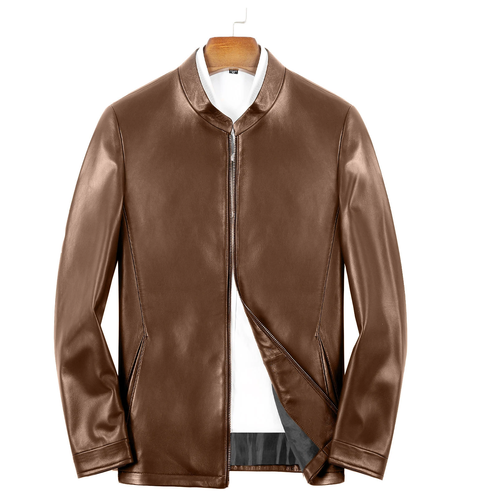 Brown pu jacket Clearance