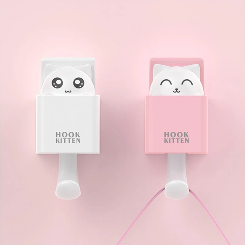 

Cute Cat Clothing Storage Hook Gravity Induction Clothing Storage Hook Household Storage Wall Hook Home Decoration Accessories