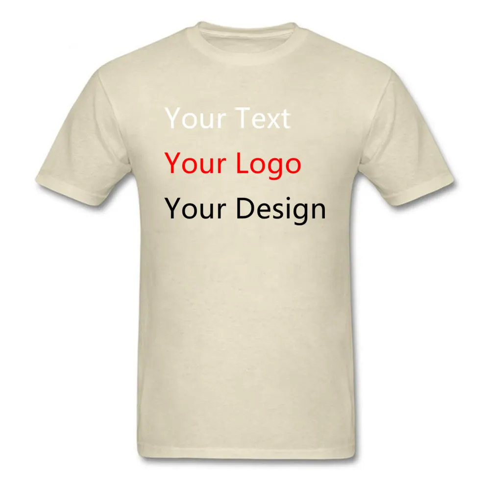 Tops & Tees custom Tops T Shirt April FOOL DAY Brand Casual Short Sleeve 100% Cotton Crewneck Men T-Shirt Casual custom beige