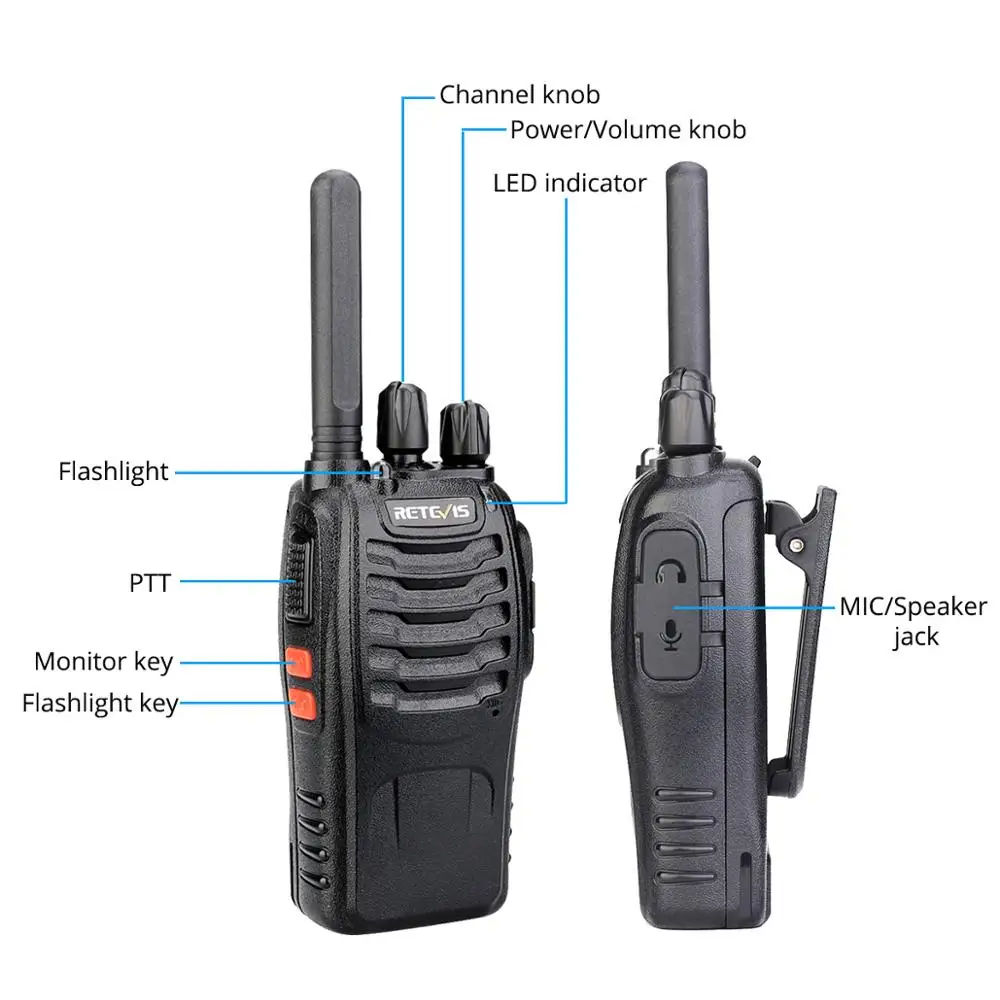 Фото Рация Retevis H777 Plus PMR446 портативная с зарядкой от USB 2 шт. hf transceiver retevis h777walkie talkie Рация Retevis H777 Plus PMR446 портативная с зарядкой от USB 2 шт. hf transceiver retevis h777walkie talkie