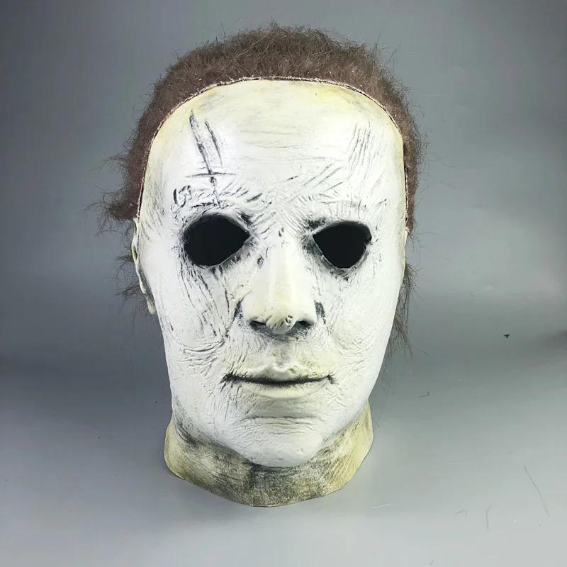 Halloween Michael Myers Mask Horror Clown Movie Cosplay Mask Scary Clown Mask Party Lifelike Cosplay Costume Props