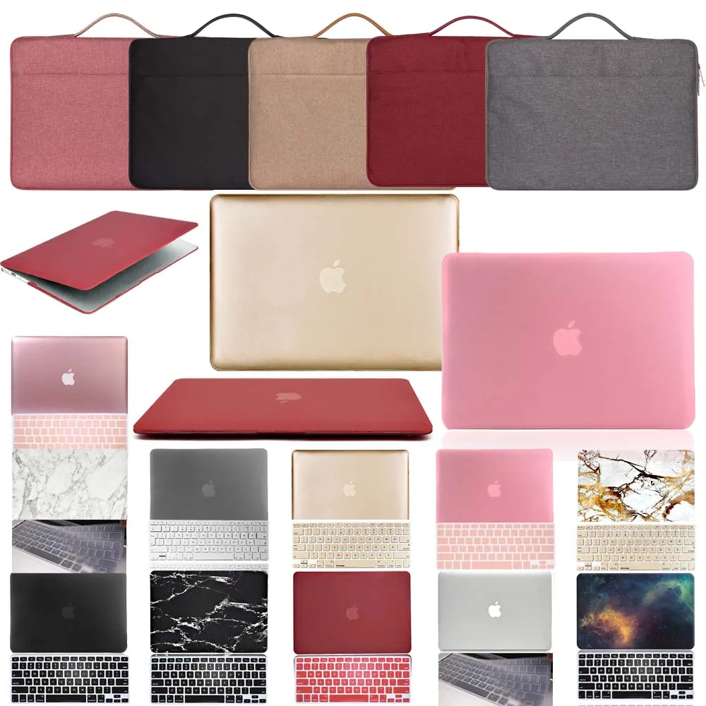 Чехол для ноутбука Apple MacBook Air Pro Retina 11 12 13 15 дюймов чехол клавиатуры сумка с