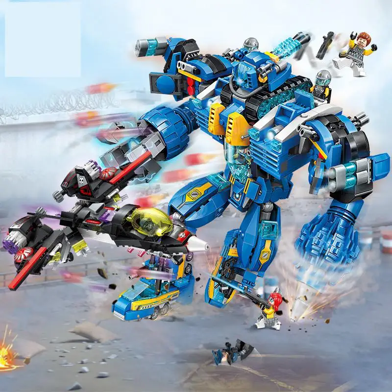 

2722 1351 pieces Garma Mecha man vehicle building blocks model bricks children toys for children Compatible technique