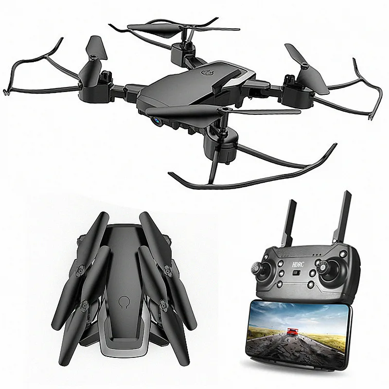 

Set High WiFi Folding Remote-controlled Unmanned Vehicle High-definition Aerial Photography Quadcopter UFO Cross Border Electric