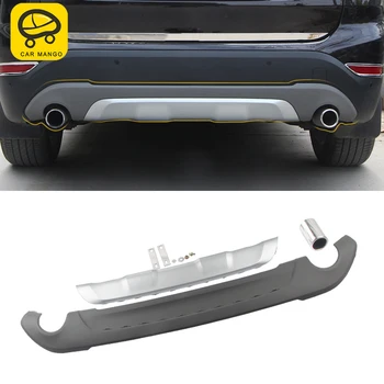 

CARMANGO Car Accessories Rear Bumper Assembly Replacement Frame Exhaust Pipe Refit Body Kits Parts for BMW X1 F48 2016-2020