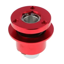 Гоночный спортивный 360 градусов Автомобильный руль быстроразъемный концентратор адаптер Красный
