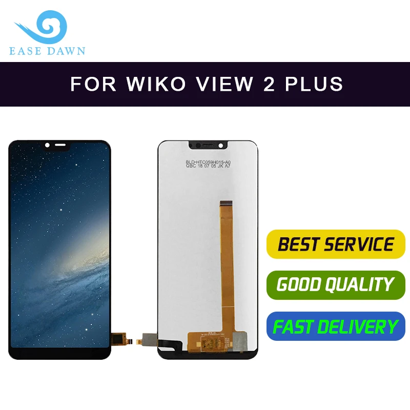 

For Wiko VIEW 2 PLUS LCD IPS SCREEN Display Screen+Touch Panel Digitizer Assembly For Wiko Display Original