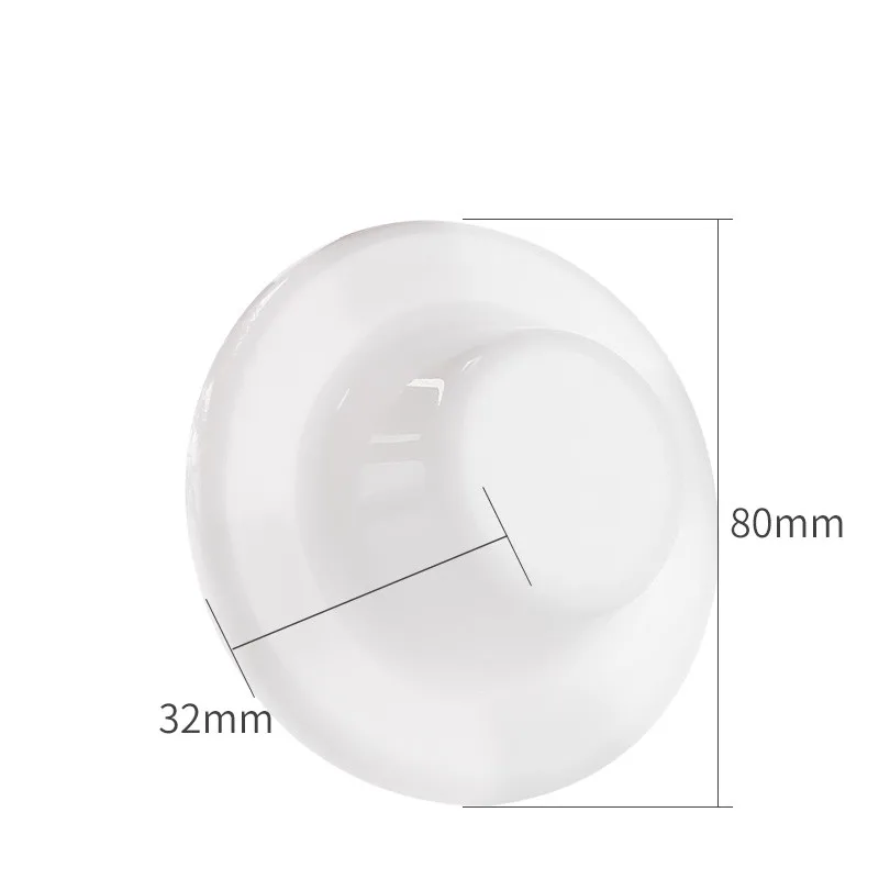 80mm Round wall Hole dust cover Self adhesive plastic Decorative cap for bathroom kitchen Reserved port hole plugs Pest control