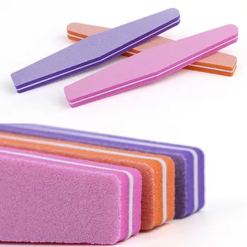 

10PCS Nail File Double Side Sponge Files 100/180 Nail Polish Buffing File for Manicure Pedicure UV Gel Sanding Nail Art Tools