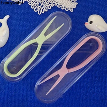 

High Quality Multicolor Contact Lenses Soft Special Silica Gel Tweezers Lens Accessories Useful Clamps Travel