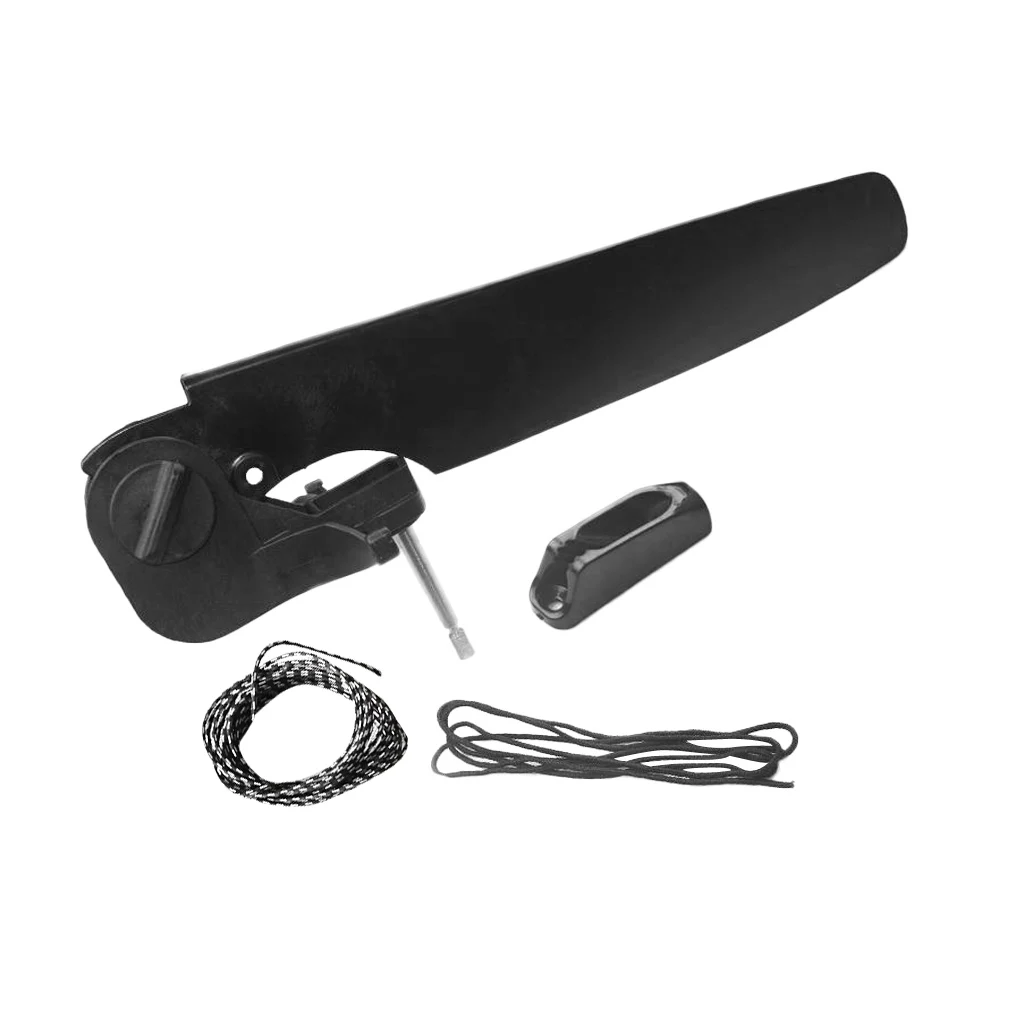 

MagiDeal Kayak Canoe Boat Rudder Direction Foot Control System Black