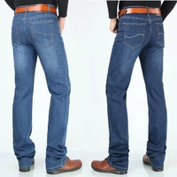 120 Cm Long Jeans Mens Spring Autumn Denim Pants Man Business Casual Jeans Male Long Denim Pants High Quality Men Jeans Pants 2