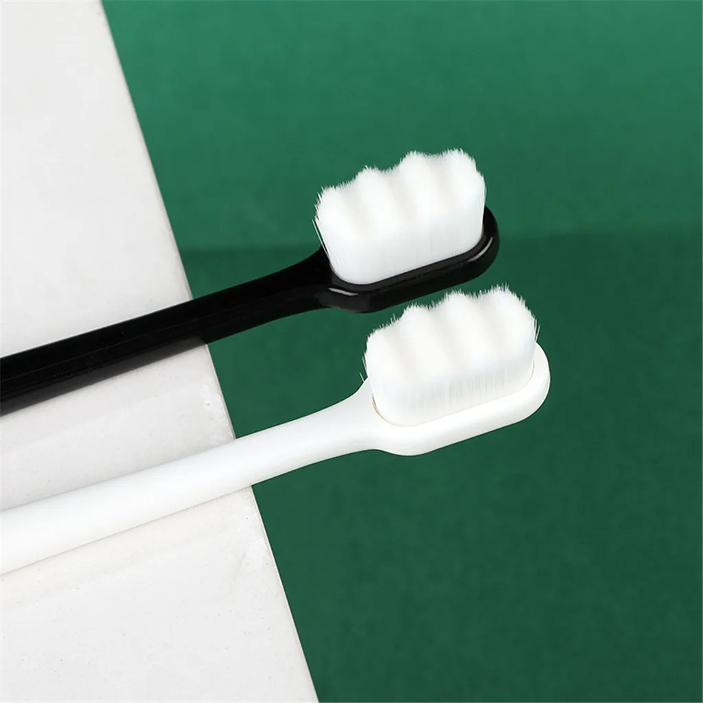 Супер мягкая нано-зубная щетка, щетка для ухода за полостью рта, пара, путешествия, предметы первой необходимости, водостойкая зубная щетка