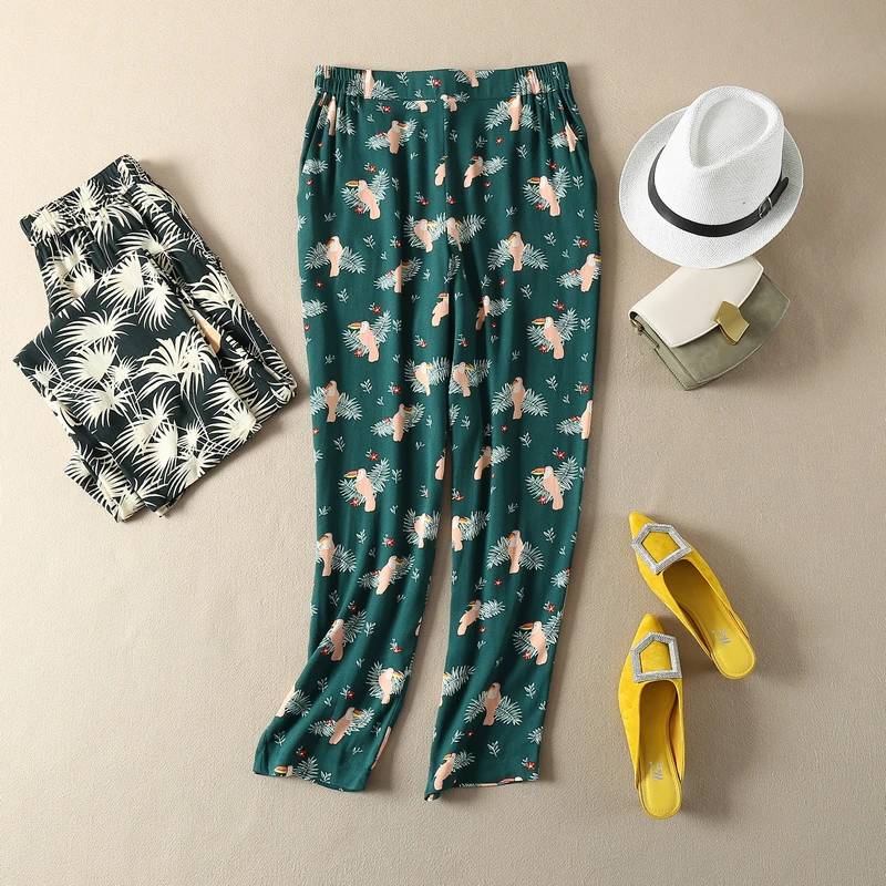 elasticated summer trousers