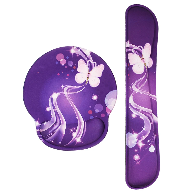 

Keyboard Wrist Mouse Pad Wrist Rest Pad Ergonomic Memory Foam Set Comfort Mouse Pad For Office Computer Laptop