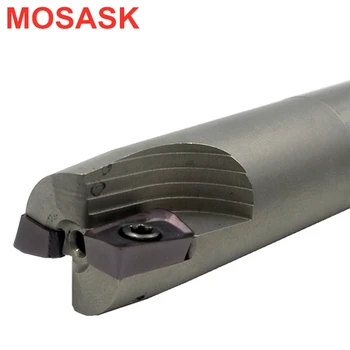 

MOSASK BAP400 Machine Tools BAP400RC25-25-150-2T End Mill APMT1604 Insert CNC Right Angle Shoulder Milling Cutter